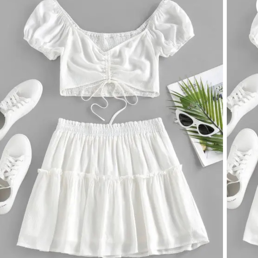 Matching smocked set